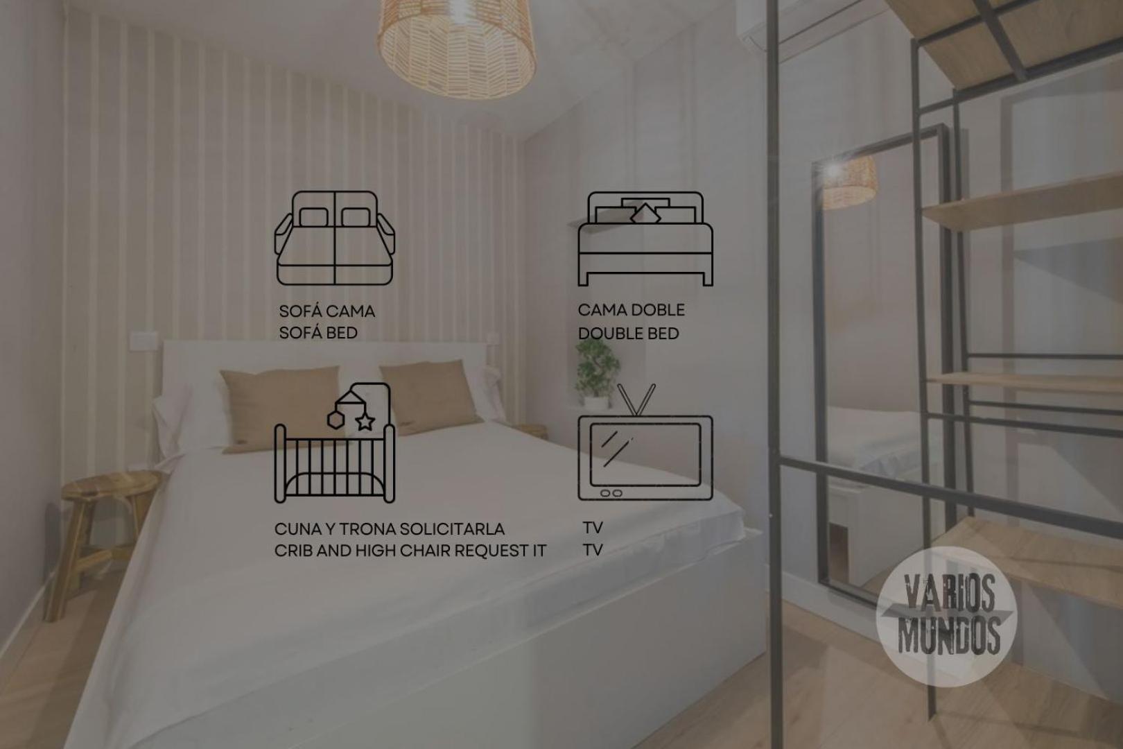 New&Cool Apt En El Centro De Madrid Para 9Pax E2 المظهر الخارجي الصورة