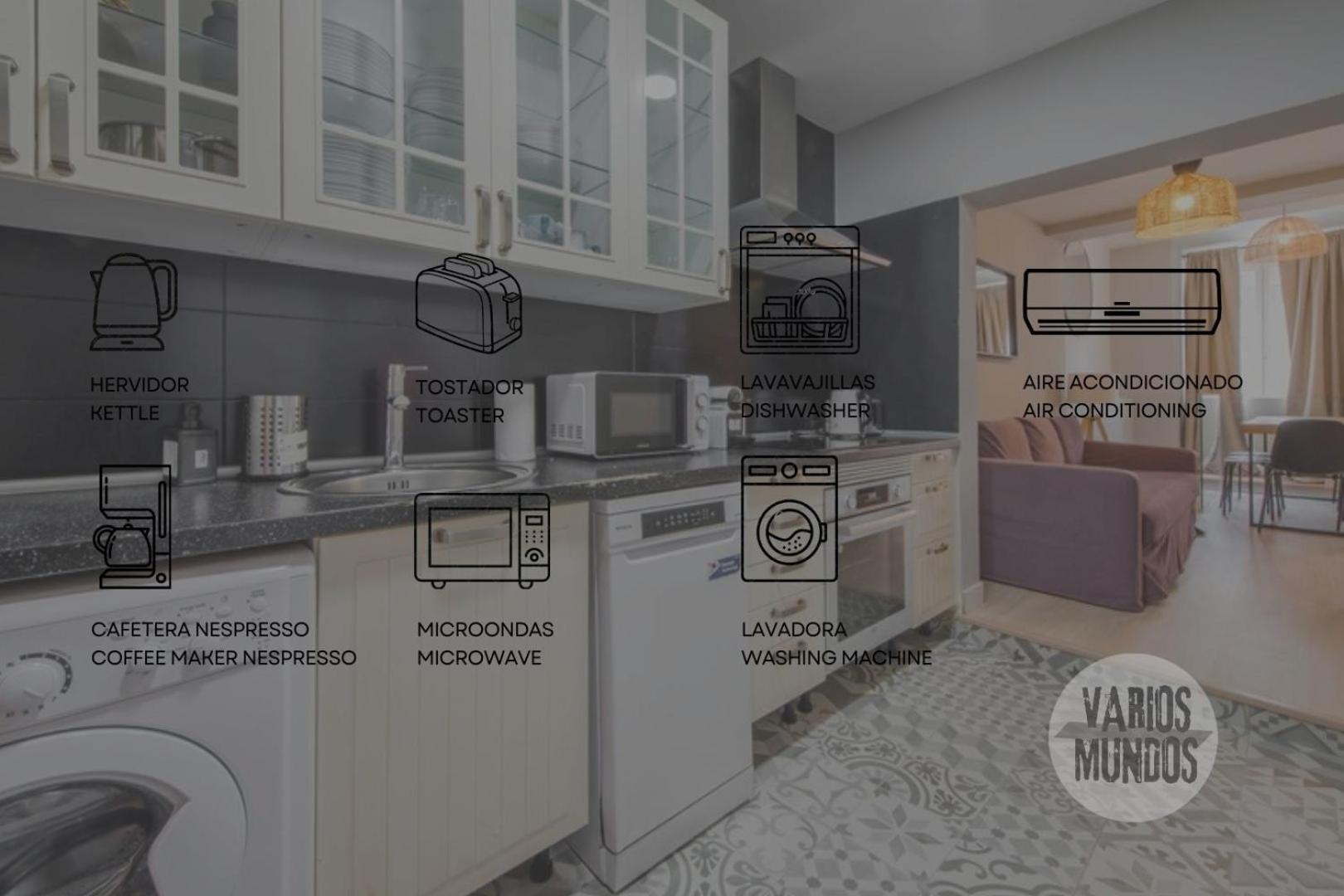 New&Cool Apt En El Centro De Madrid Para 9Pax E2 المظهر الخارجي الصورة